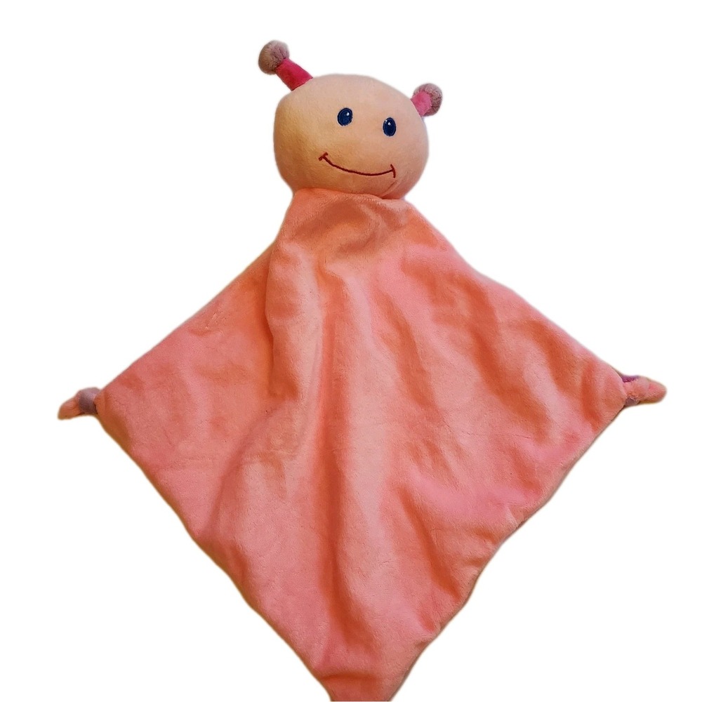 Baby Cubbies Pink Ladybug Baby Security Blanket Lovey 2014